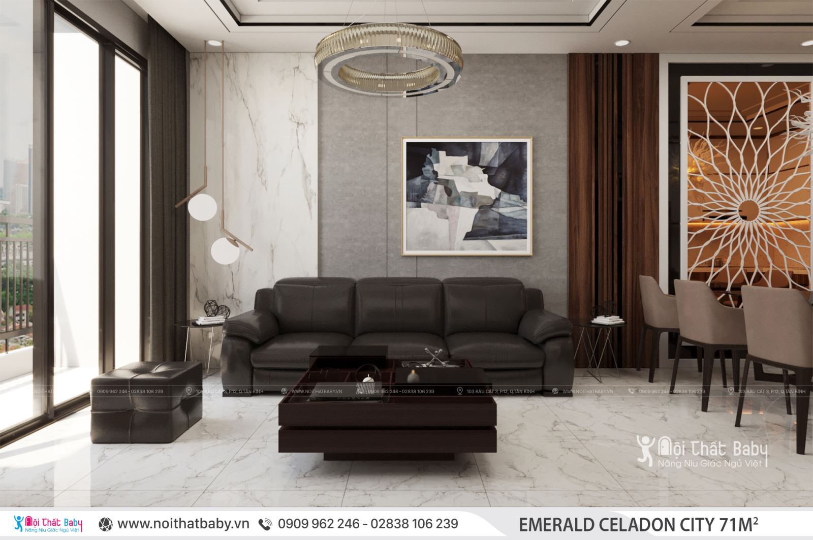 Tổng hợp các mẫu thiết kế nội thất Chung cư Emerald Celadon City